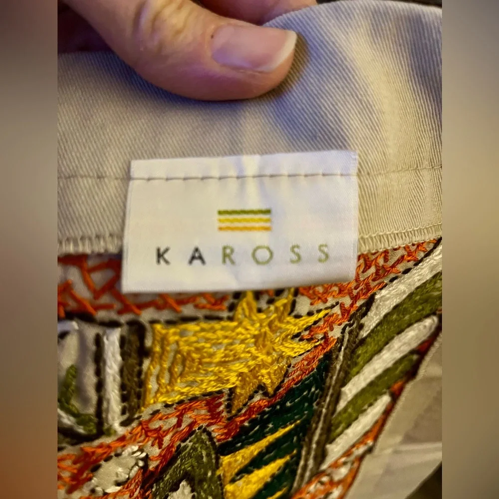 Kaross South Africa Hand Embroidered Textile Wall Art Set African Animal Boho